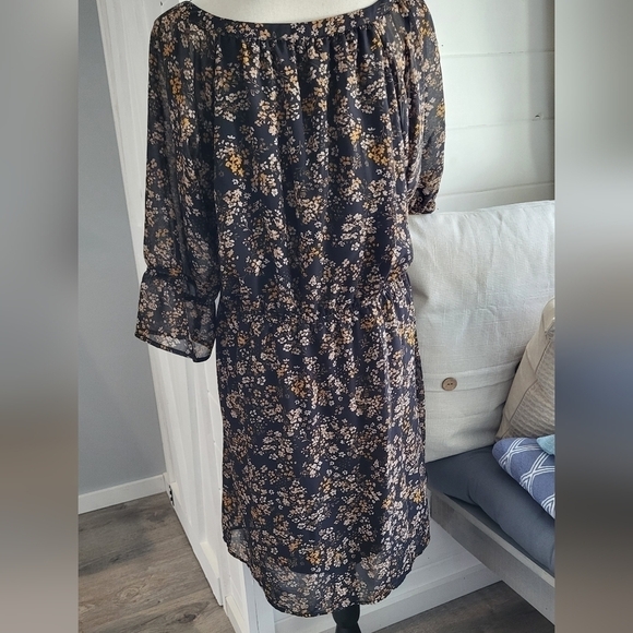 Maurices Square Neck Floral Dress Size XL - Picture 2 of 9